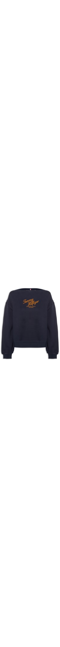 Blusa Feminina Script Terry - Azul