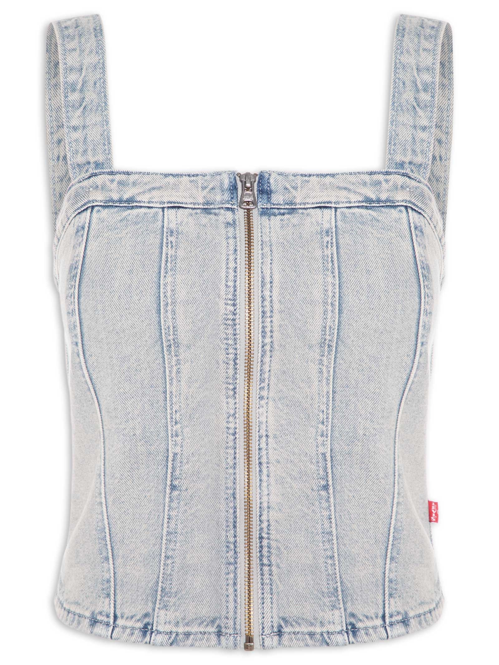 Blusa Feminina Sculpted Bustier Cinza Levi's