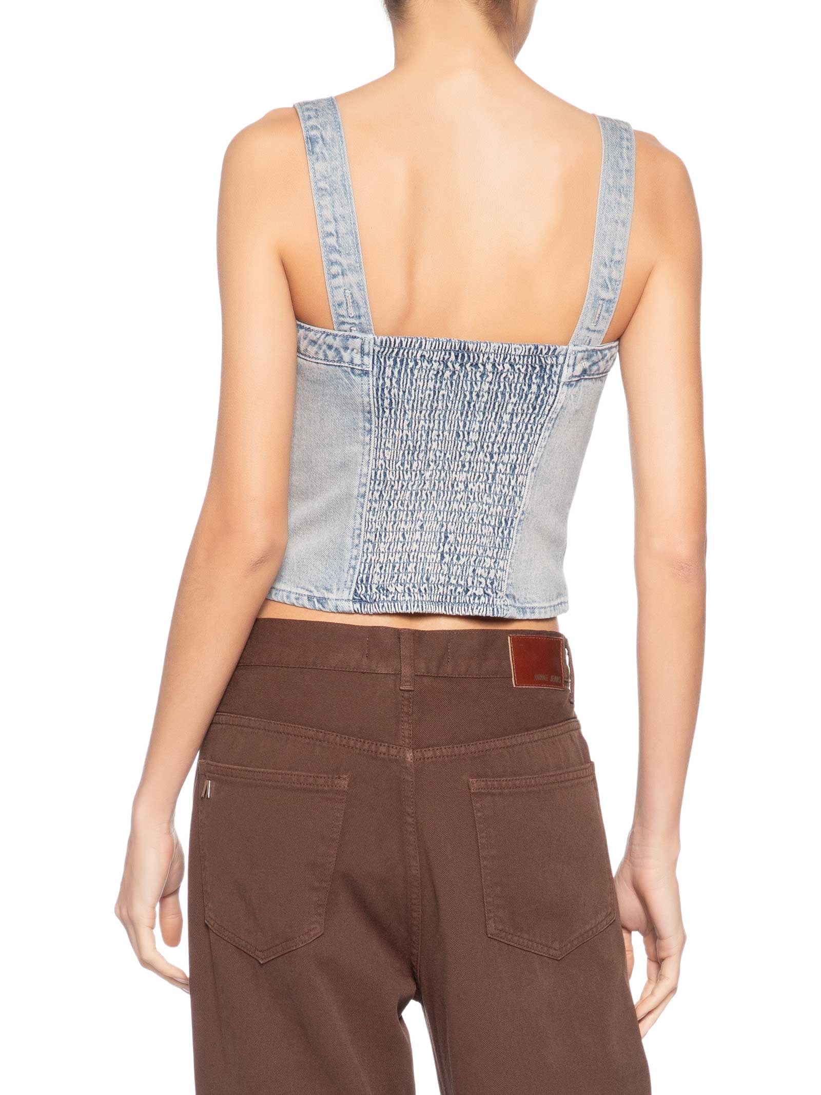 Blusa Feminina Sculpted Bustier Cinza Levi's