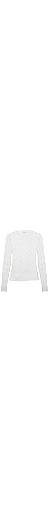 Blusa Feminina Segunda Pele Em Renda - Off White