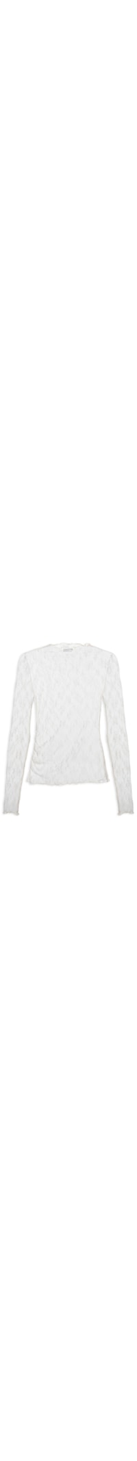 Blusa Feminina Segunda Pele Em Renda - Off White