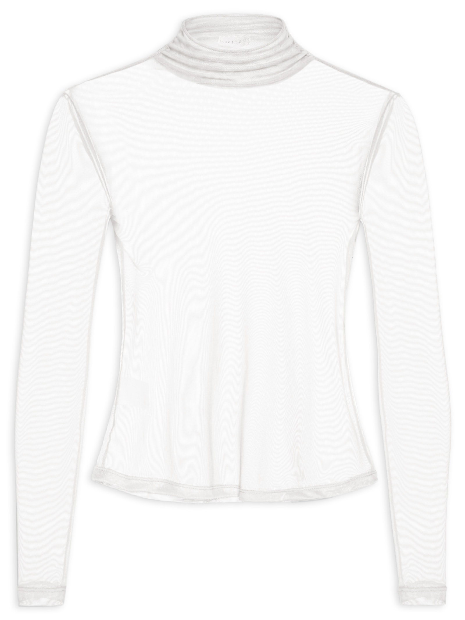 Blusa Feminina Segunda Pele Em Tule Off White Market 33