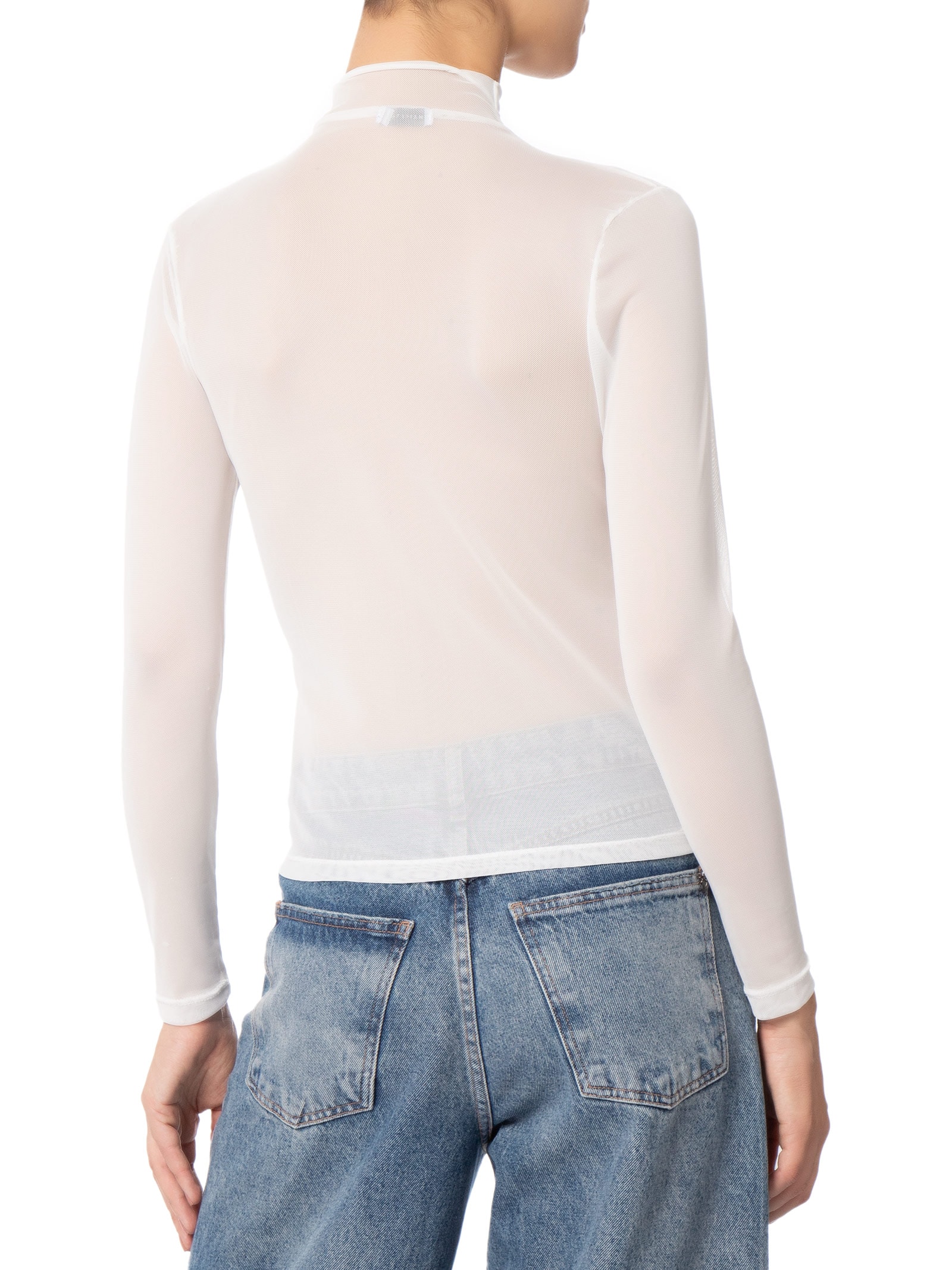 Blusa Feminina Segunda Pele Em Tule Off White Market 33