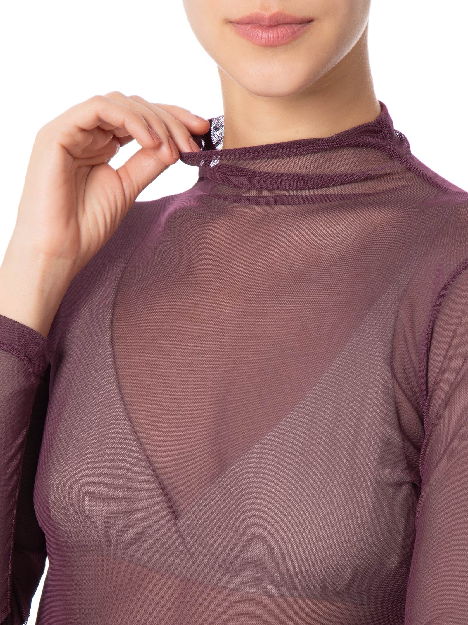 Blusa Feminina Segunda Pele Em Tule Vermelho Market 33