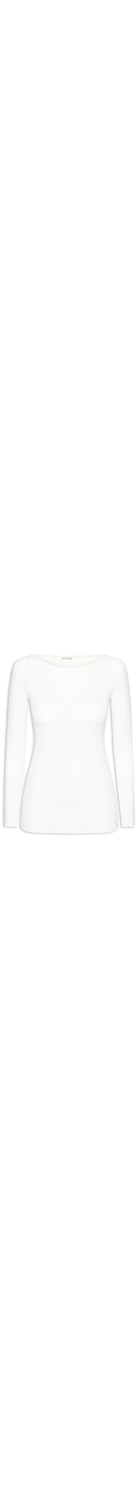 Blusa Feminina Segunda Pele Em Viscose Levíssima - Branco