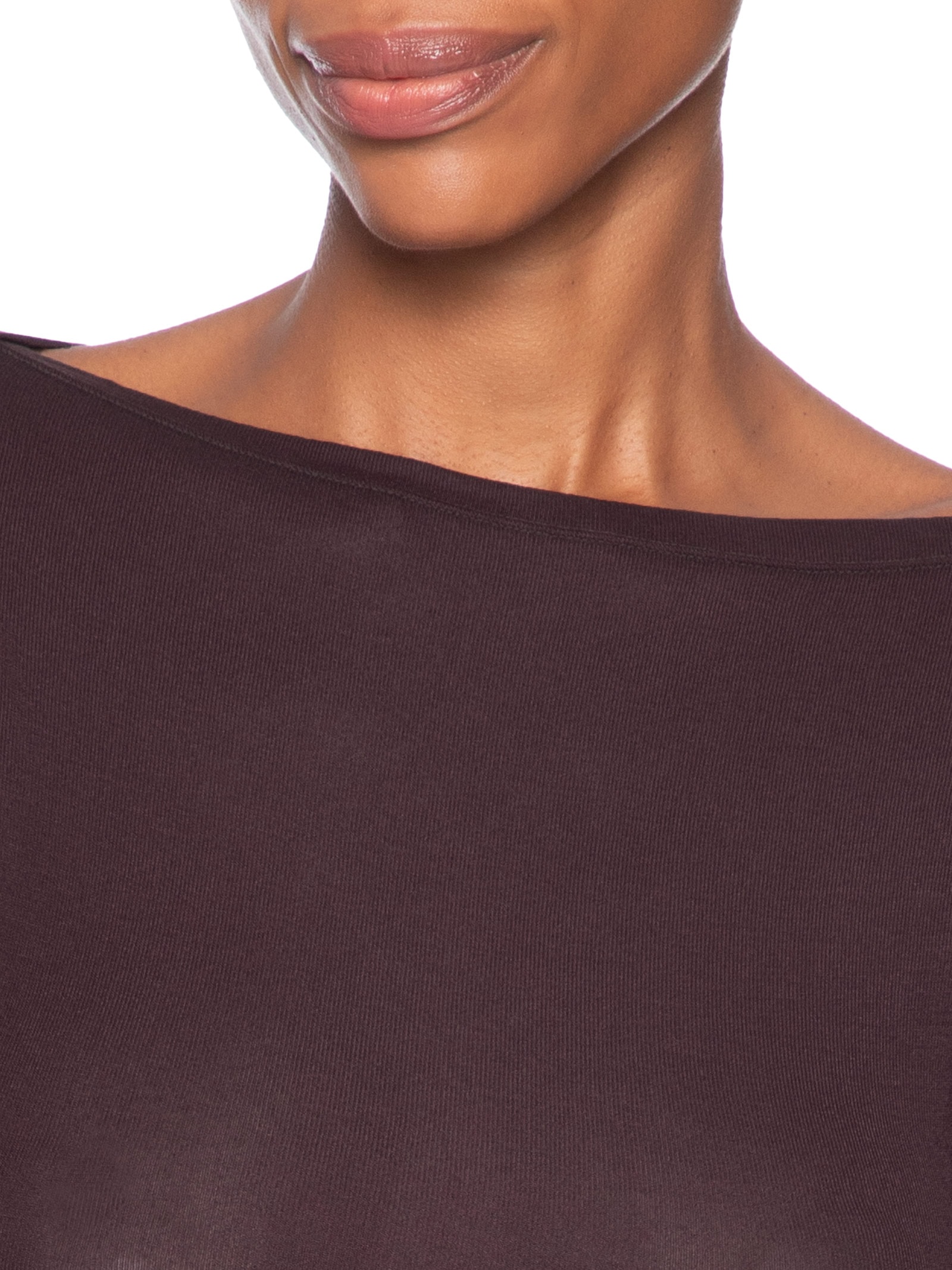 Blusa Feminina Segunda Pele Em Viscose Levíssima Marrom Hope