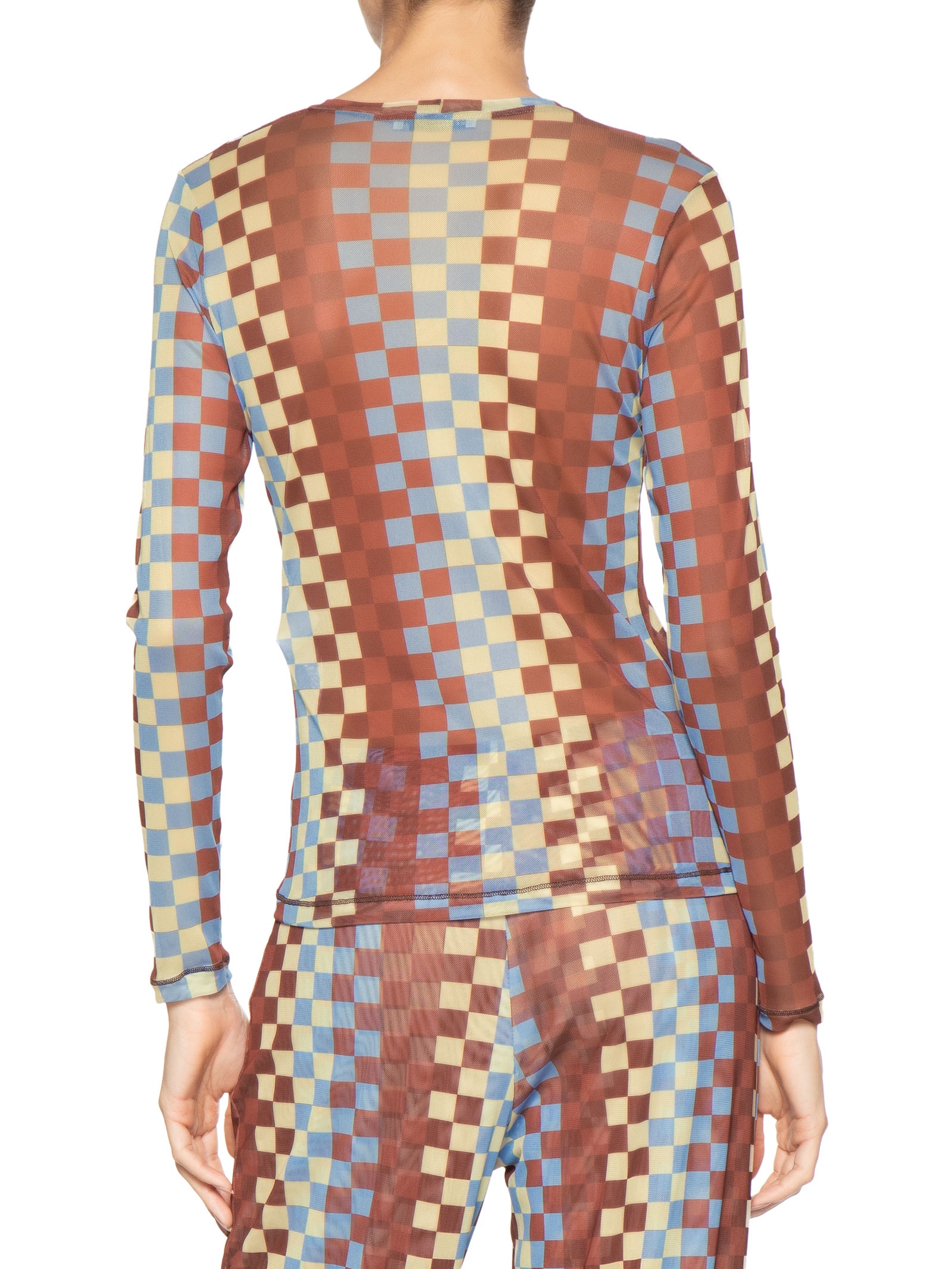 Blusa Feminina Segunda Pele Estampa Harmonia Marrom Dress To