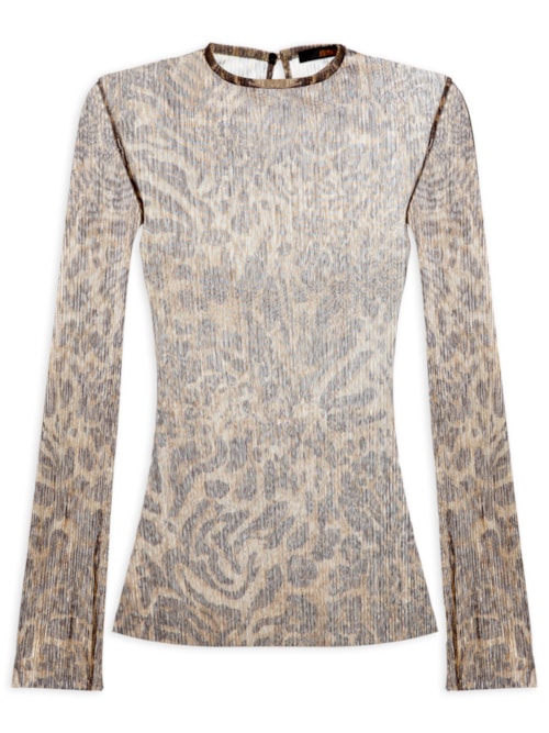 Blusa Feminina Segunda Pele Leopardo – Animal Print