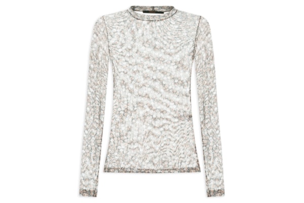 Blusa Feminina Segunda Pele Tule Liberty - Marrom