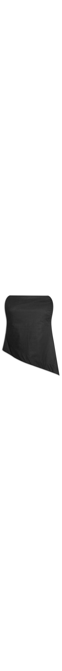 Blusa Feminina Sem Alça Assimétrica - Preto