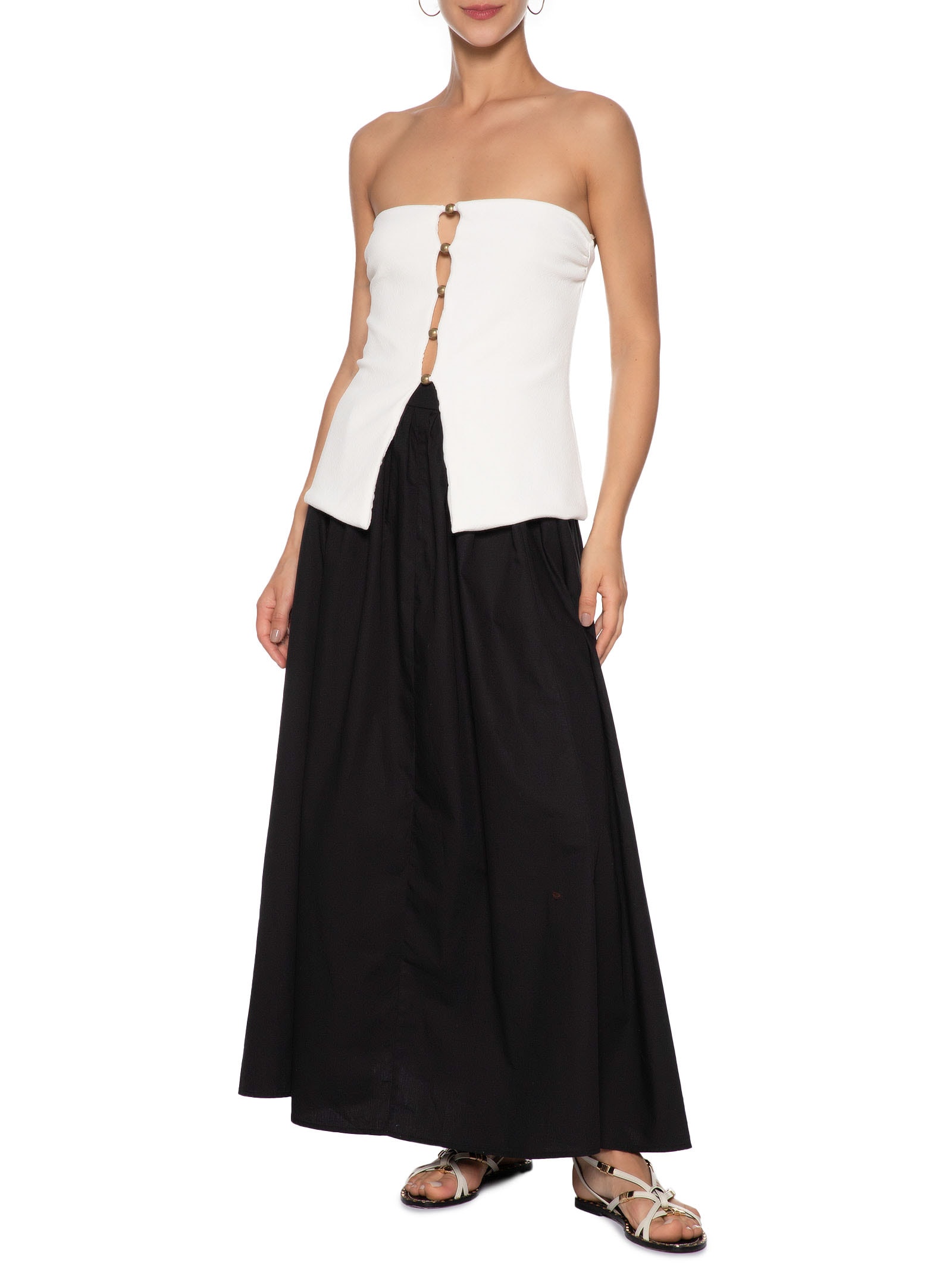 Blusa Feminina Sem Alça Branco Farm