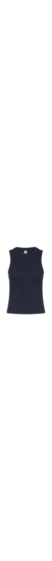 Blusa Feminina Sem Manga - Azul