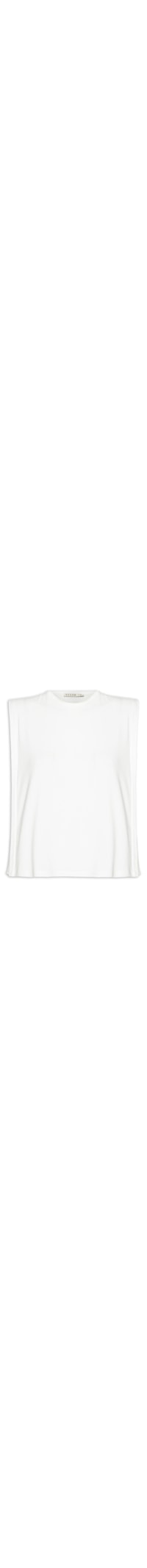 Blusa Feminina Sem Manga - Branco