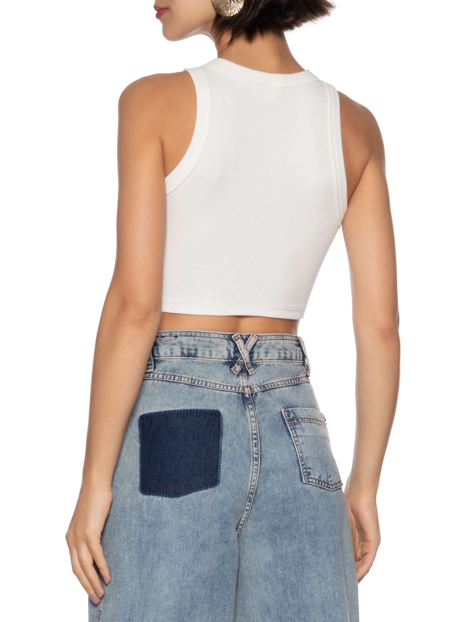 Blusa Feminina Sem Manga Branco Hering