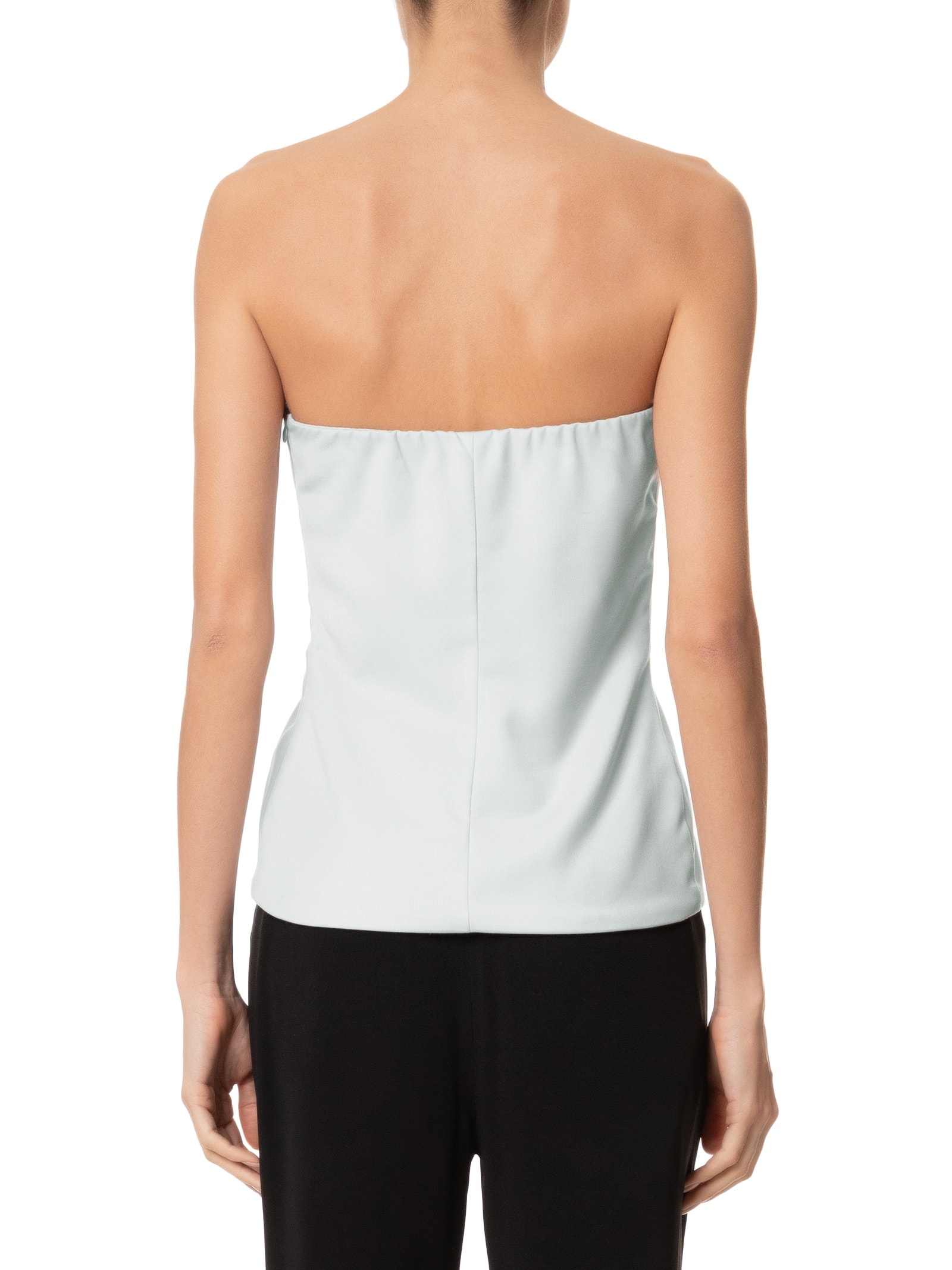 Blusa Feminina Sem Manga Com Recortes Cinza Basiq