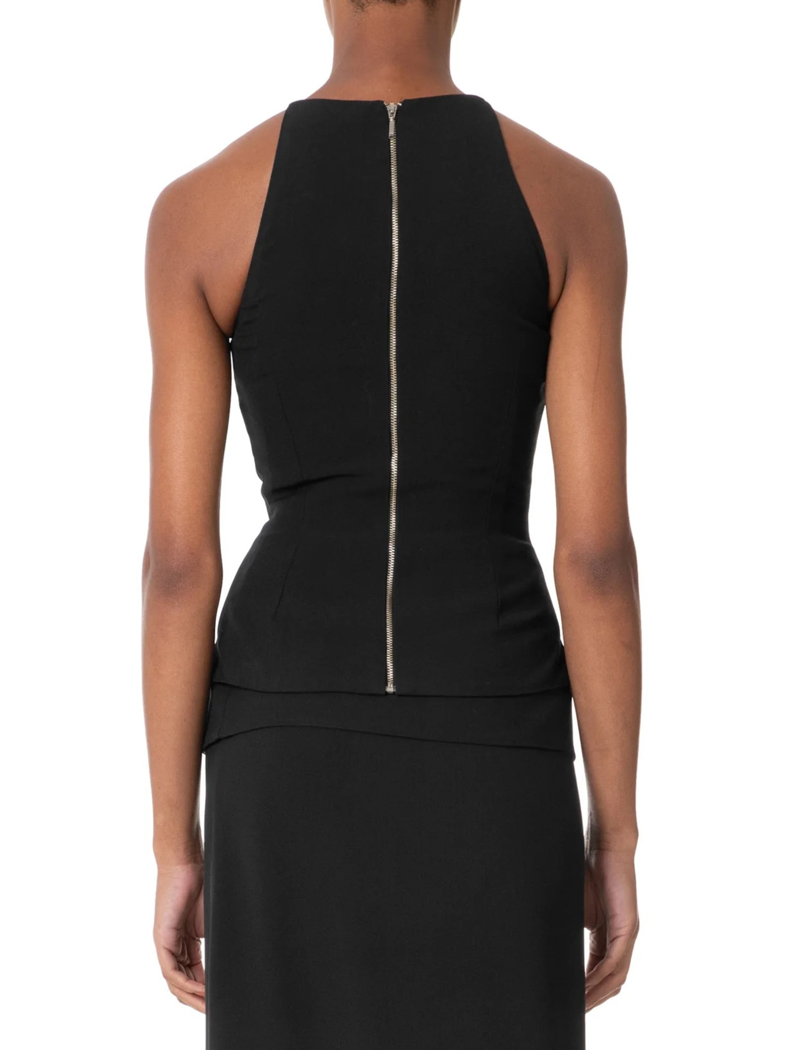 Blusa Feminina Sem Manga Decote Halter Preto '2Essential