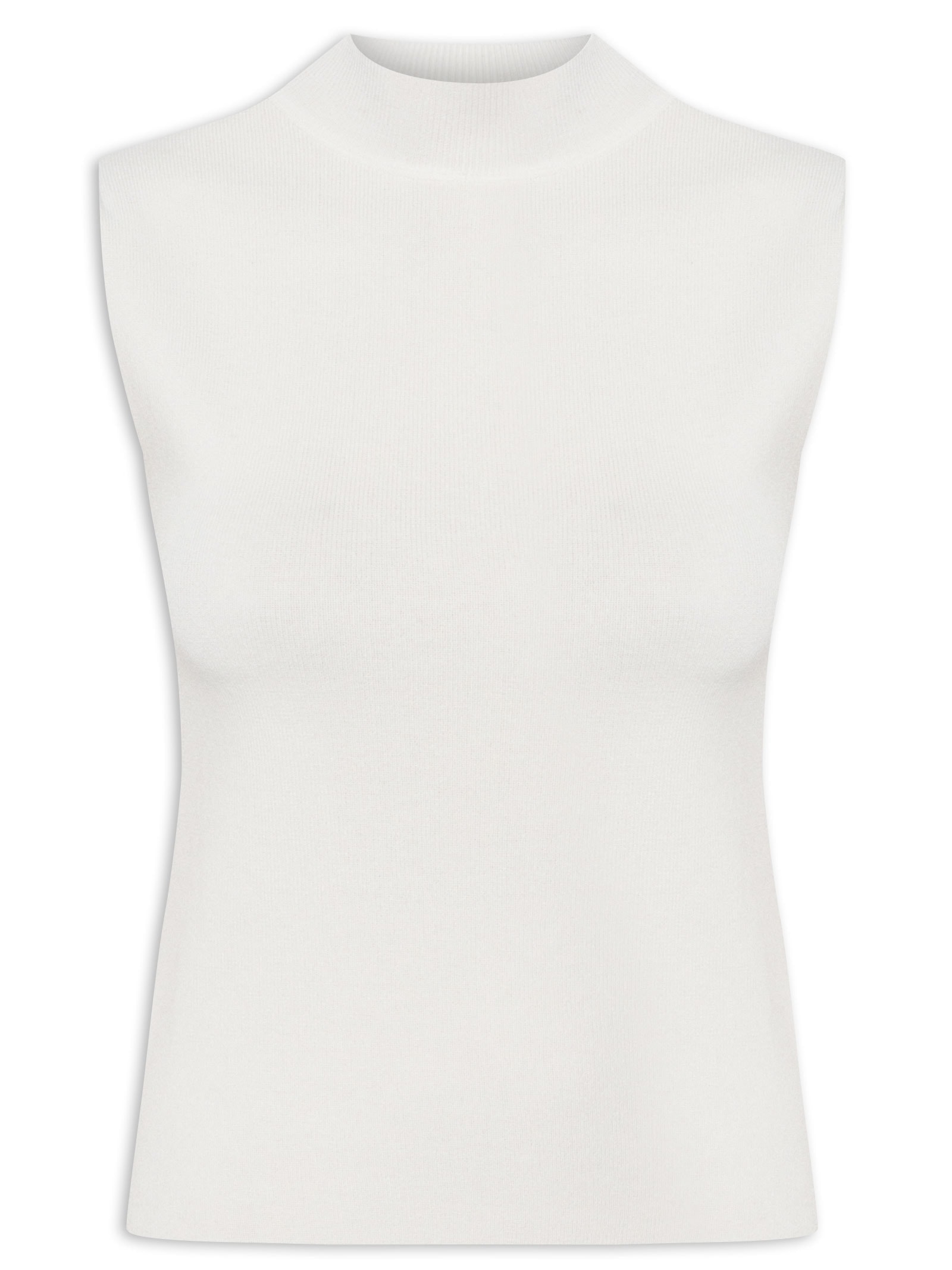 Blusa Feminina Sem Manga Em Tricot Off White Market 33