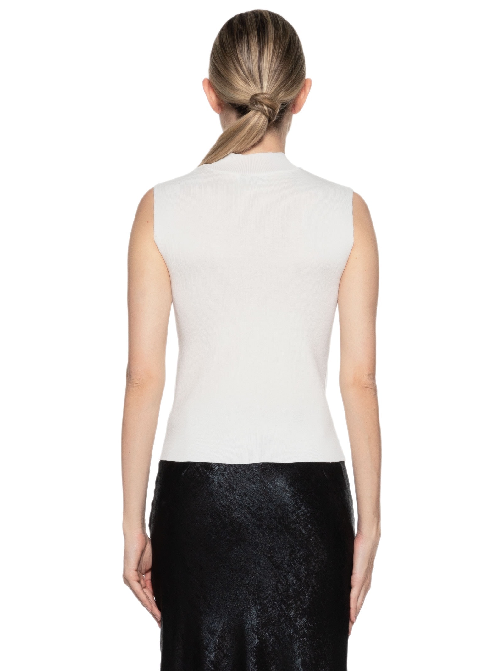 Blusa Feminina Sem Manga Em Tricot Off White Market 33