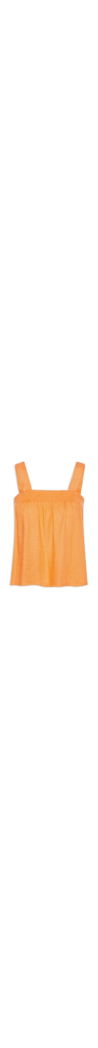 Blusa Feminina Sem Manga - Laranja