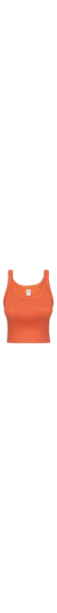 Blusa Feminina Sem Manga - Laranja