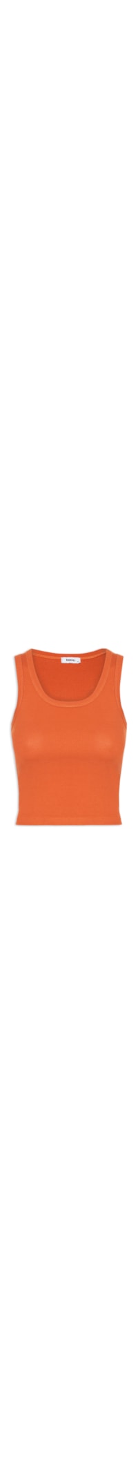 Blusa Feminina Sem Manga - Laranja