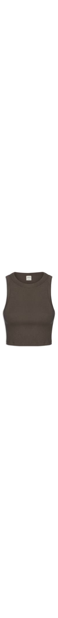 Blusa Feminina Sem Manga - Marrom