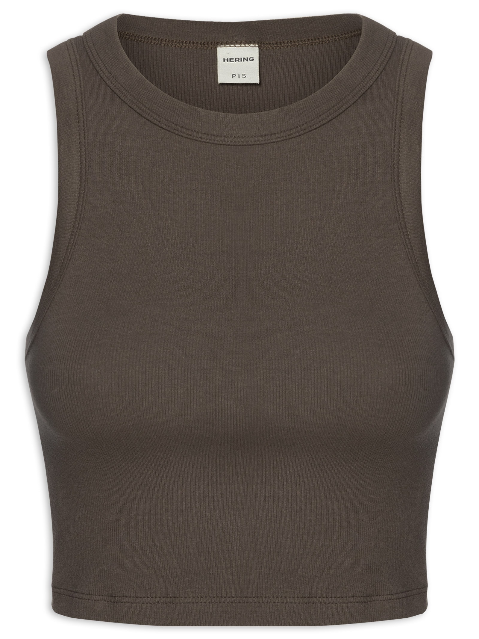 Blusa Feminina Sem Manga Marrom Hering