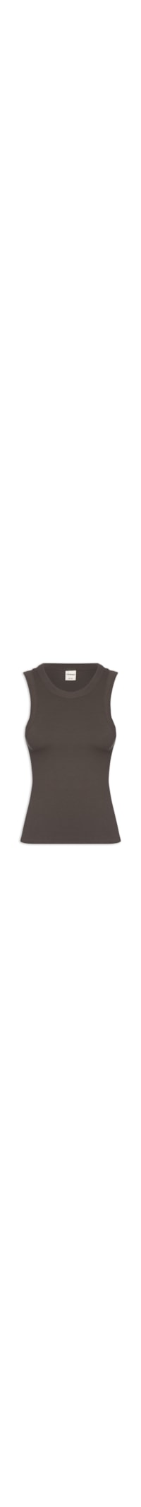 Blusa Feminina Sem Manga - Marrom
