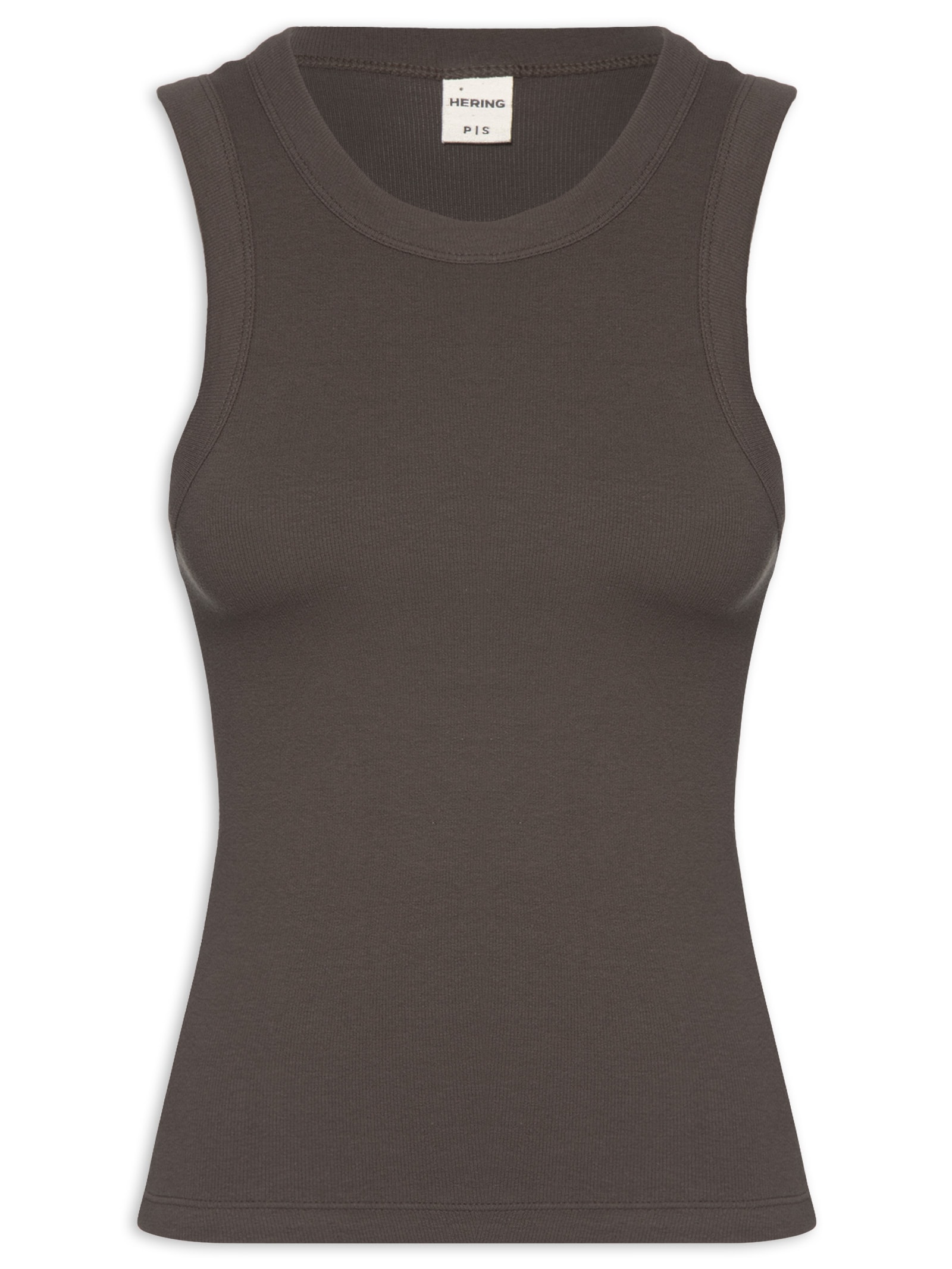 Blusa Feminina Sem Manga Marrom Hering