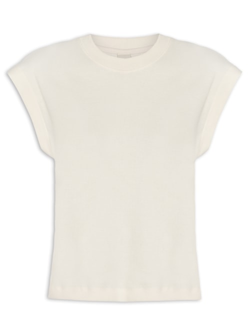 Blusa Feminina Sem Manga – Off White