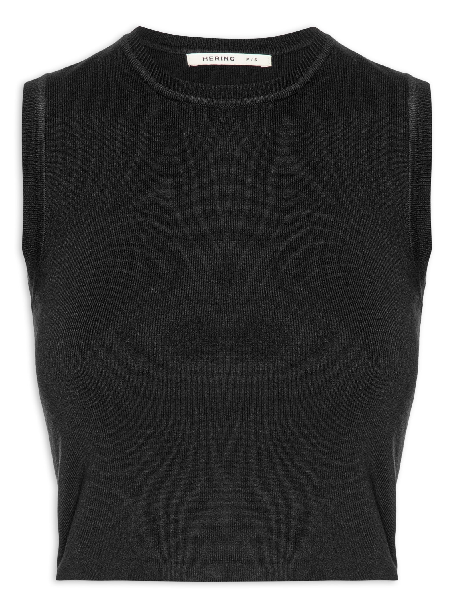 Blusa Feminina Sem Manga Preto Hering