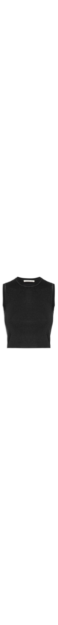 Blusa Feminina Sem Manga - Preto