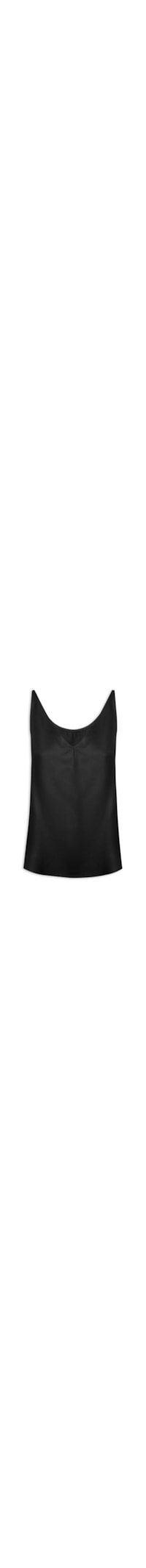 Blusa Feminina Sem Manga - Preto