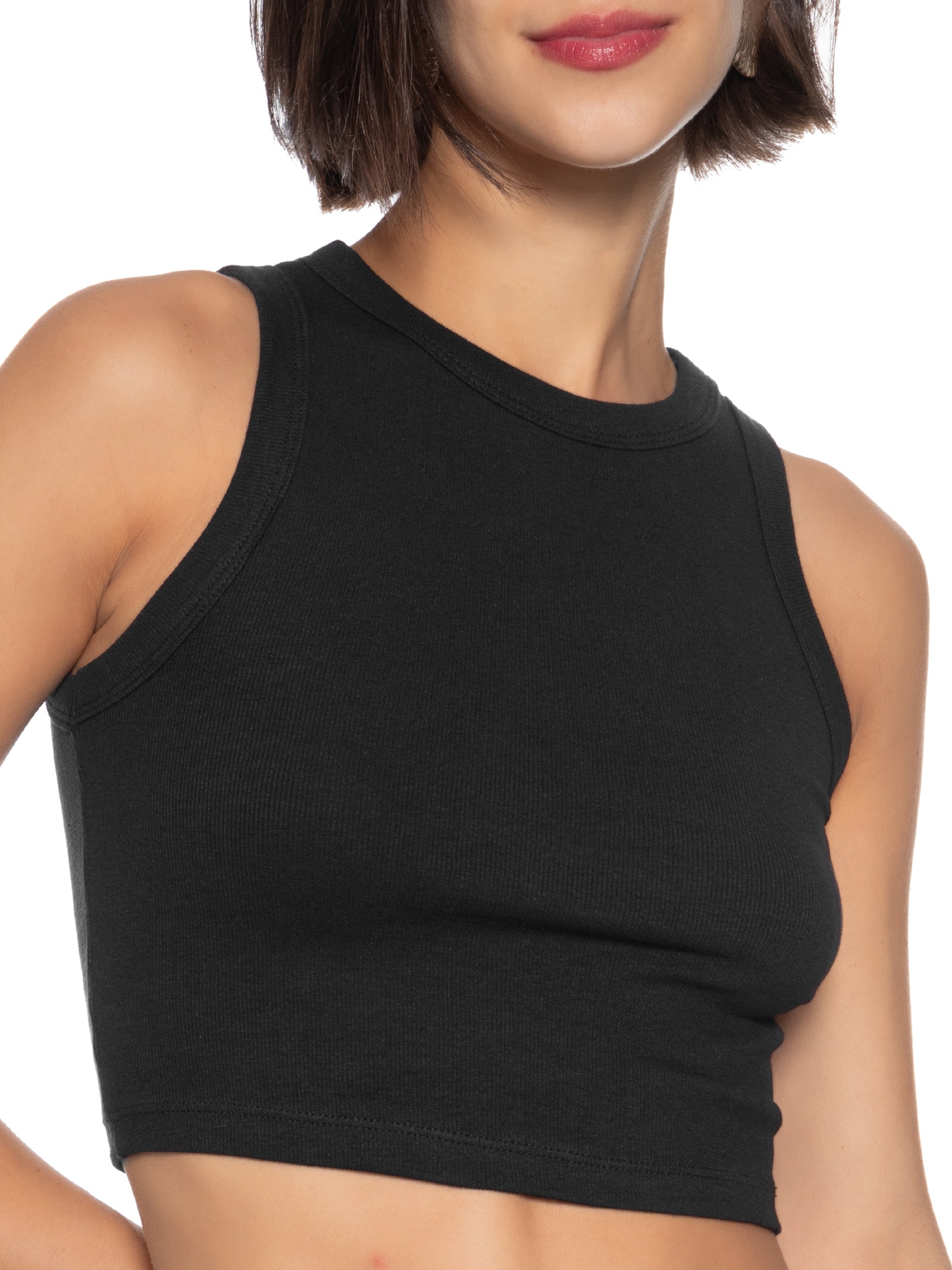 Blusa Feminina Sem Manga Preto Hering