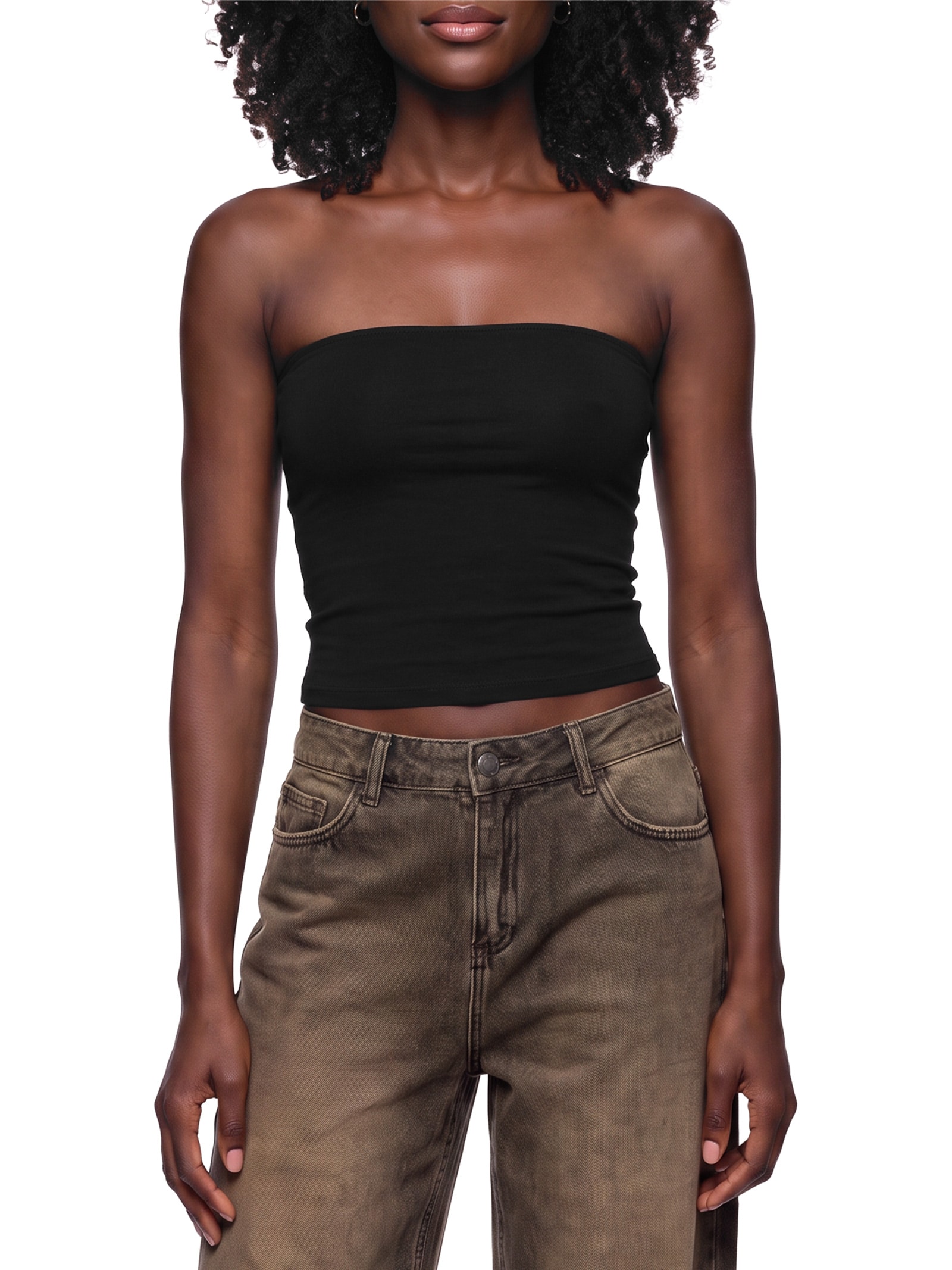 Blusa Feminina Sem Manga Preto Hering