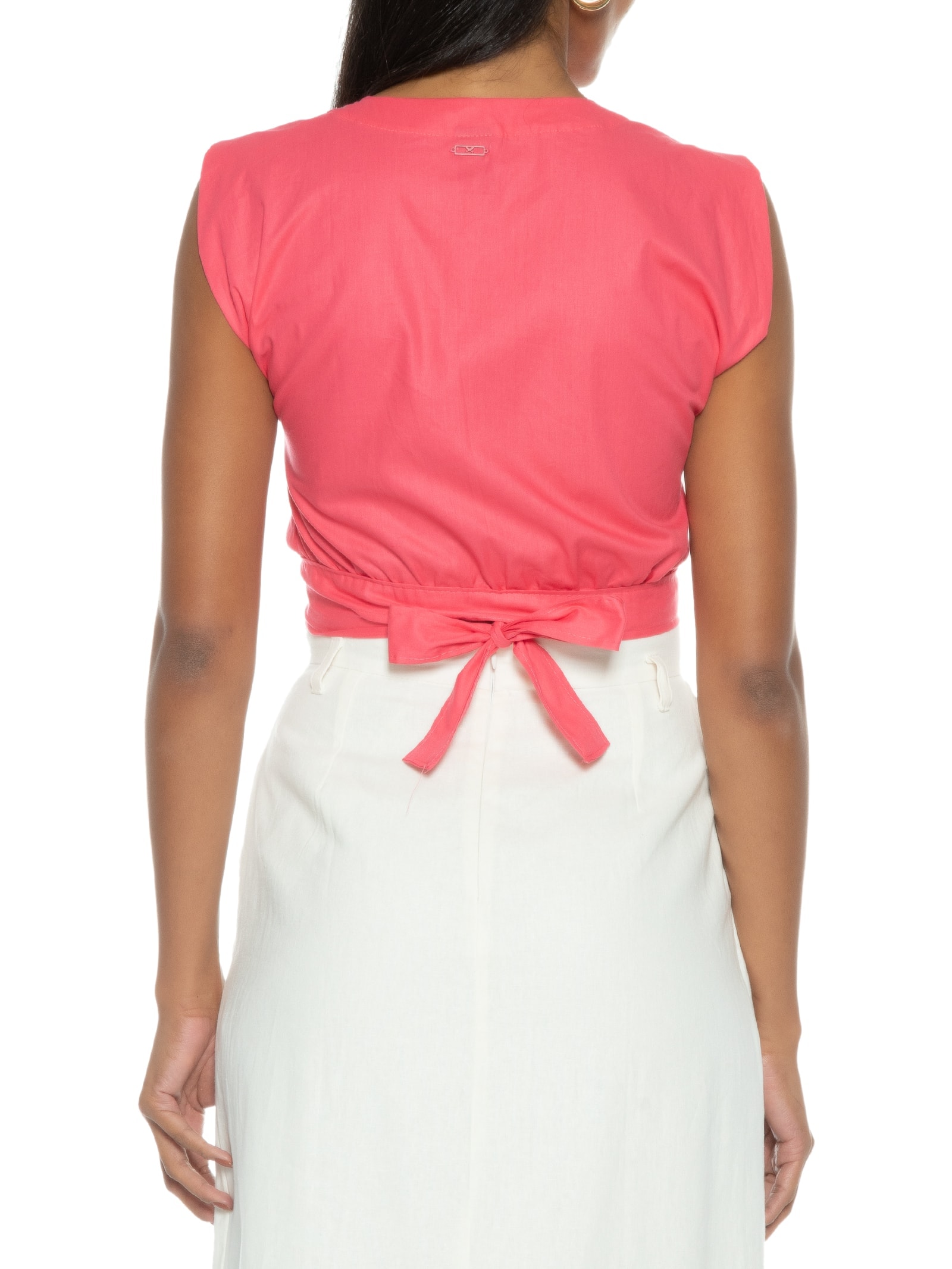 Blusa Feminina Sem Manga Rosa Hering