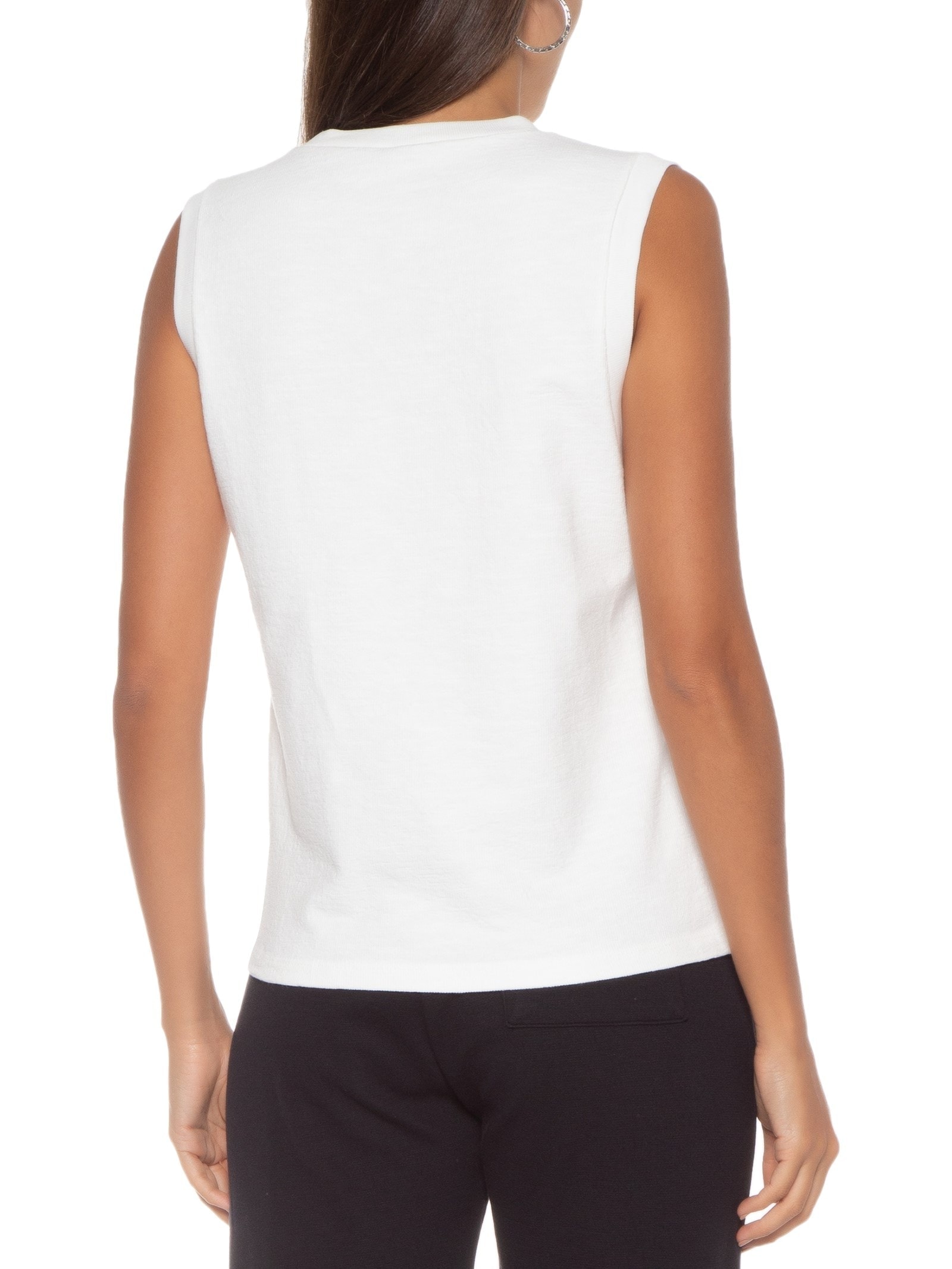 Blusa Feminina Sem Mangas Branco Hering