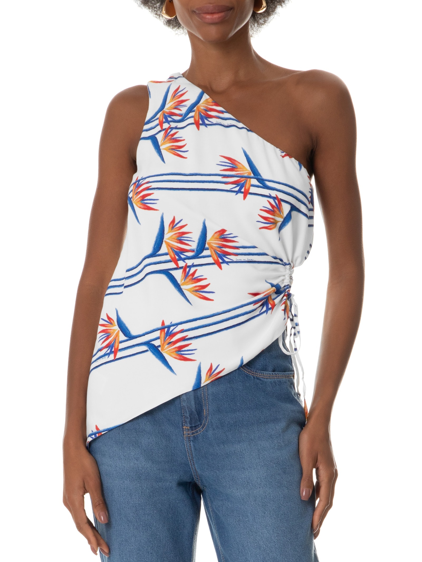 Blusa Feminina Sem Mangas Branco Lez A Lez