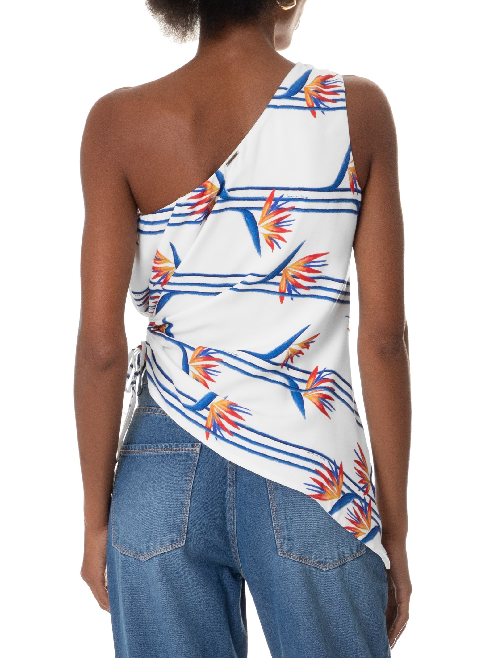 Blusa Feminina Sem Mangas Branco Lez A Lez