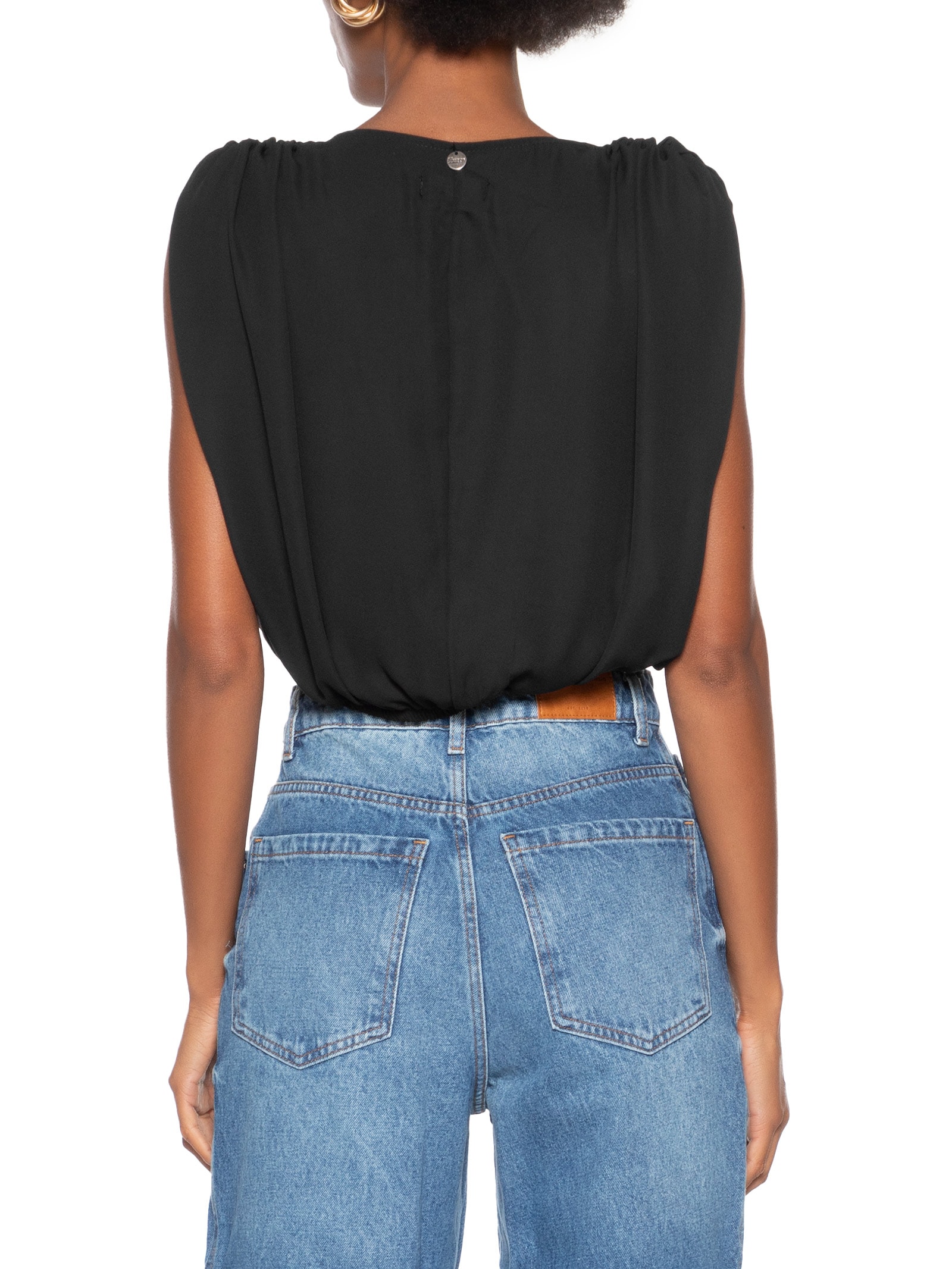 Blusa Feminina Sem Mangas Preto My Favorite