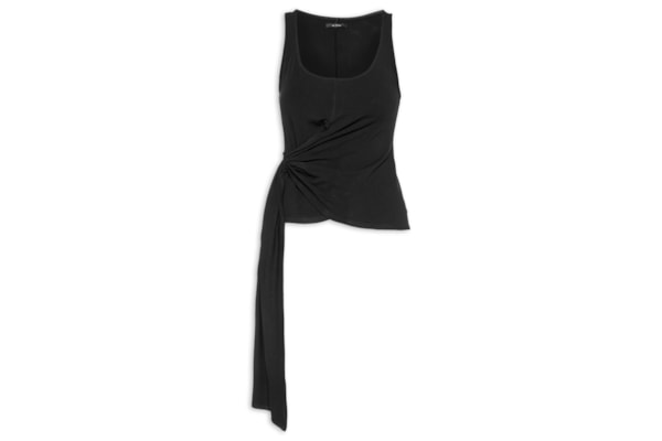 Blusa Feminina Sem Mangas - Preto