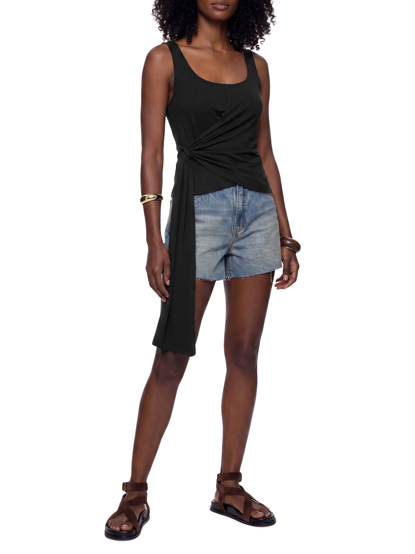 Blusa Feminina Sem Mangas Preto My Favorite