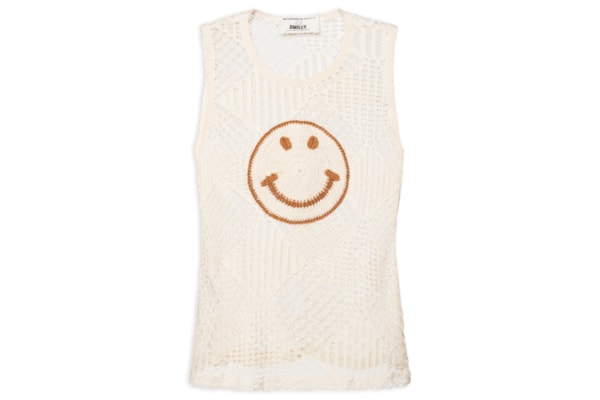 Blusa Feminina Sem Mangas Smiley - Bege