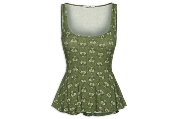 Blusa Feminina Sem Mangas - Verde