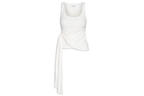 Blusa Feminina Sem Mangas – Off White