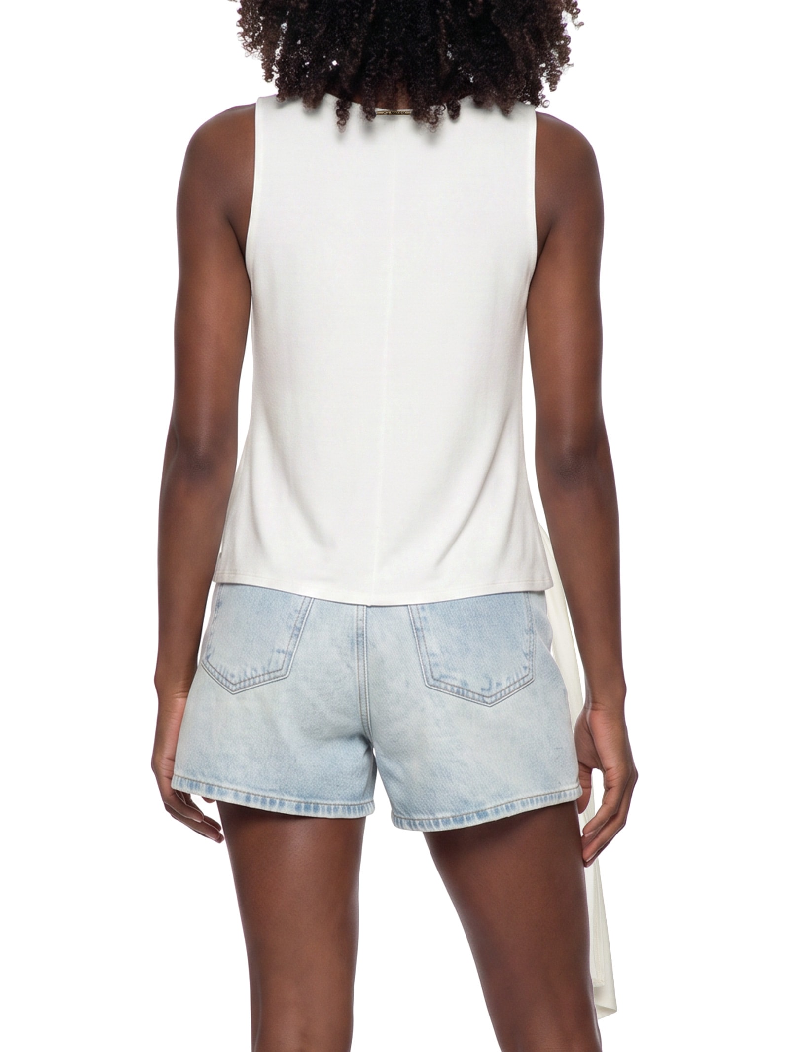 Blusa Feminina Sem Mangas – Off White My Favorite