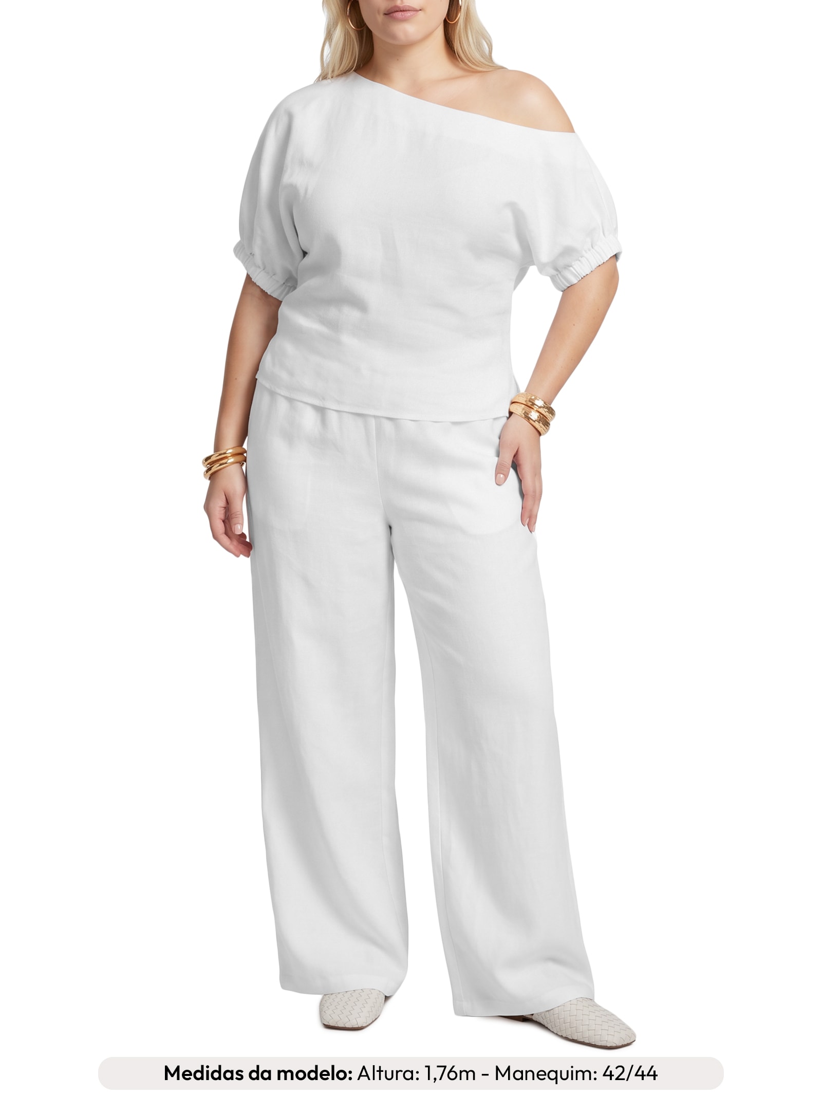 Blusa Feminina Serena Branco Le Lis