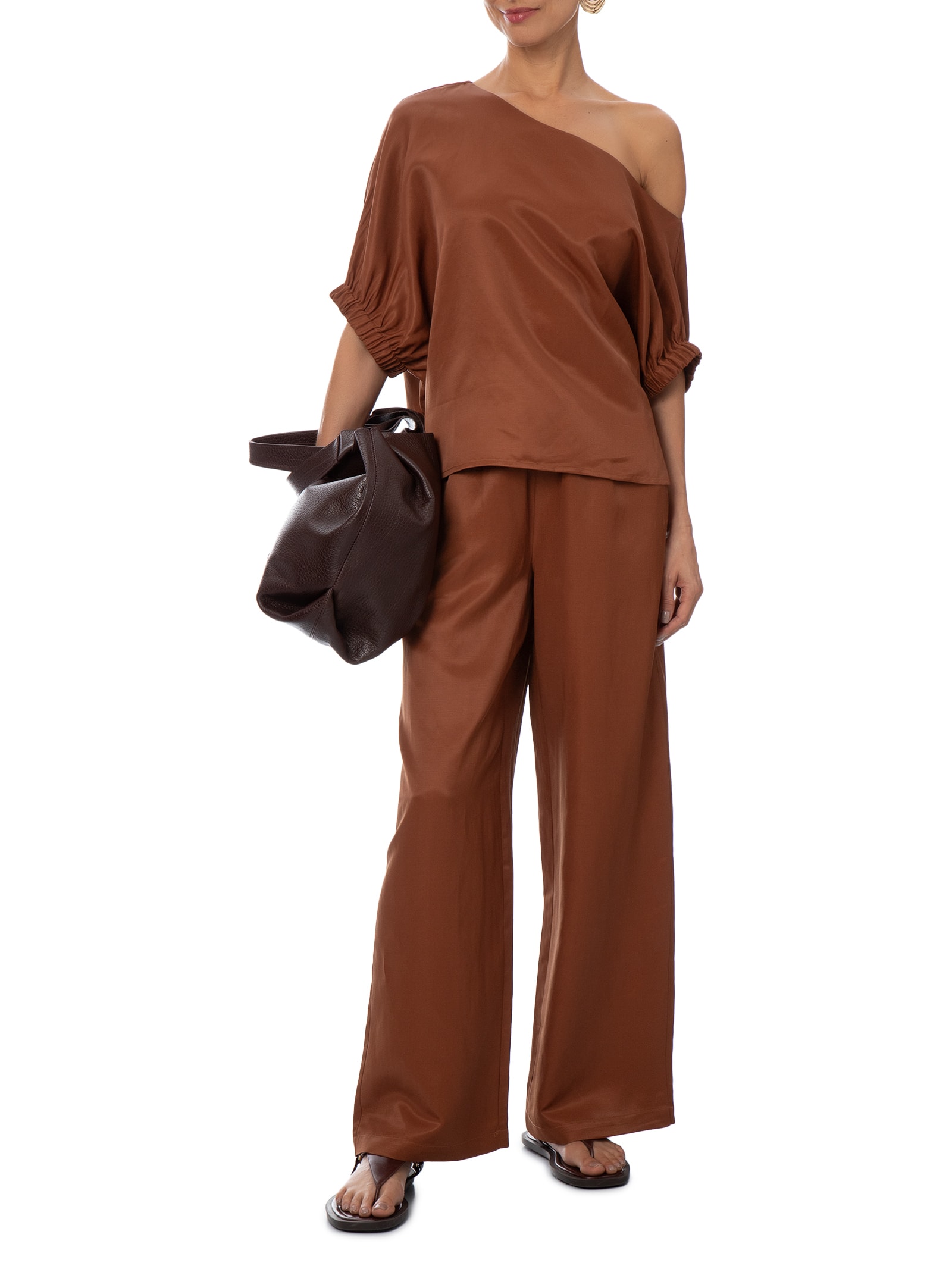 Blusa Feminina Serena Marrom Le Lis
