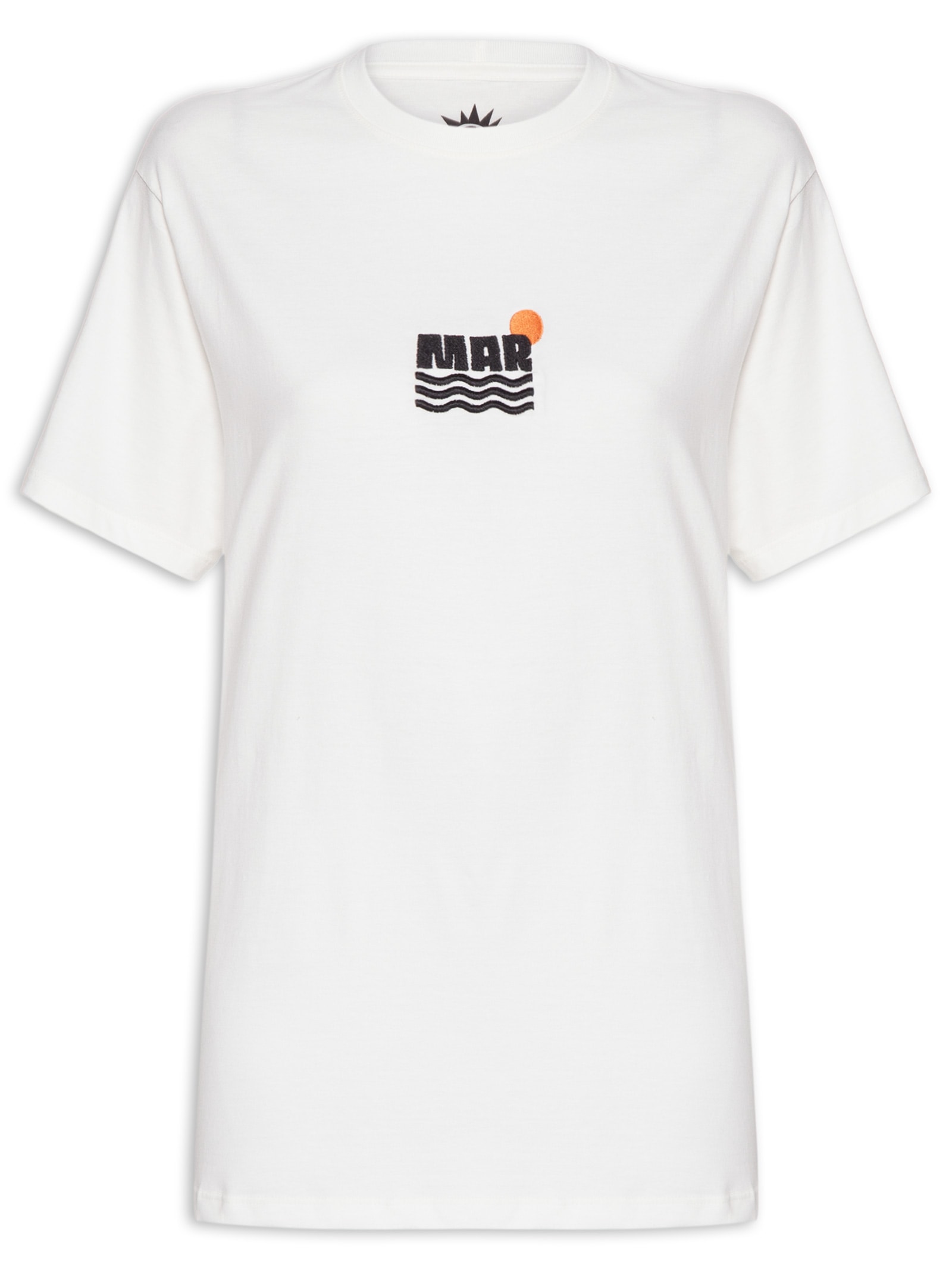 Blusa Feminina Silk Bordado Mar Branco Dress To