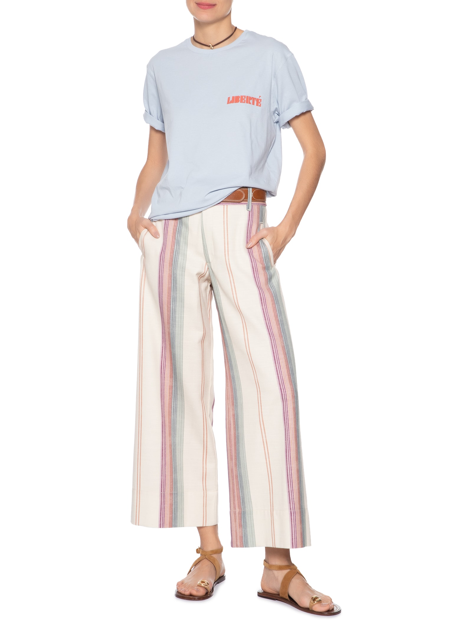 Blusa Feminina Silk Liberte Azul Maria Filó